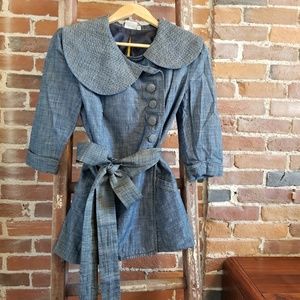 Chambray vintage cut blouse